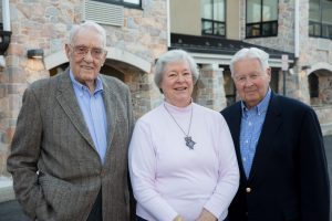 Lecture series resident presenters Dr. Tom Devlin, Dr. Connie Stuckert, and Charles Ladner