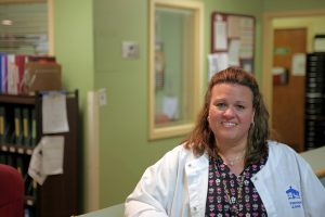 Nurse Kristina Sandy, 2016 recipient of “Caregiver of the Year” Distinguished Service Award from LeadingAge PA